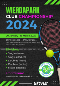 WP Championship 2023 2024 Club Championship Poster